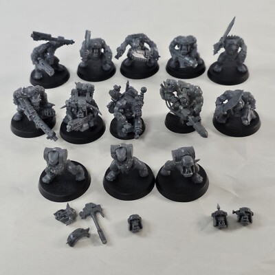 Lot Of 13 OOP Warhammer 40K Plastic Orcs & Other Figures 2013 READ DESCRIPTION