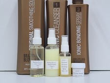 Brazilian Blowout Ionic Cleanser 2oz /Solution 2oz /Spray 1oz Masque 0.5oz SET 