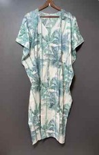Indian Floral Printed Kaftan Cotton Hippie Maxi Women Nightwear Caftan Dress