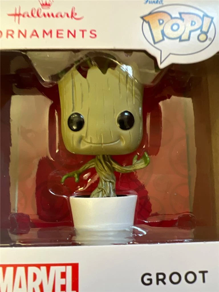 Neuf Poinçon 2022 Funko Pop! Marvel Groot Noël Ornement