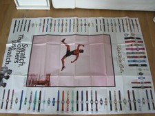 ORIGINAL SWATCH RIESENPOSTER "1994 / 95 FALL WINTER" ALLE UHREN DER COLLECTION!!
