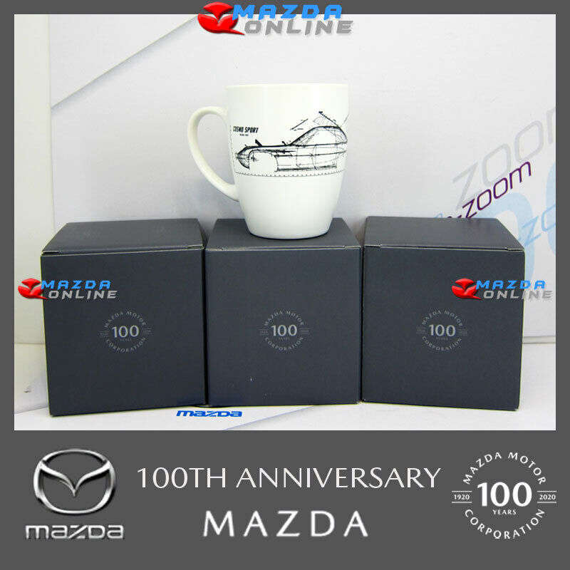 MAZDA 100TH ANNIVERSARY COSMO Now free shipping CERAMIC MAZ002-MD00 Japan Maker New SPORT MUG