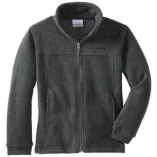 Columbia Kids Steens Mt II Fleece Toddler Boy's Fleece Charcoal Heather : 3 To