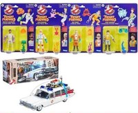 Ghostbusters 40Th Anniversary ECTO-1 Action Figures Set Ray Peter Egon Winston