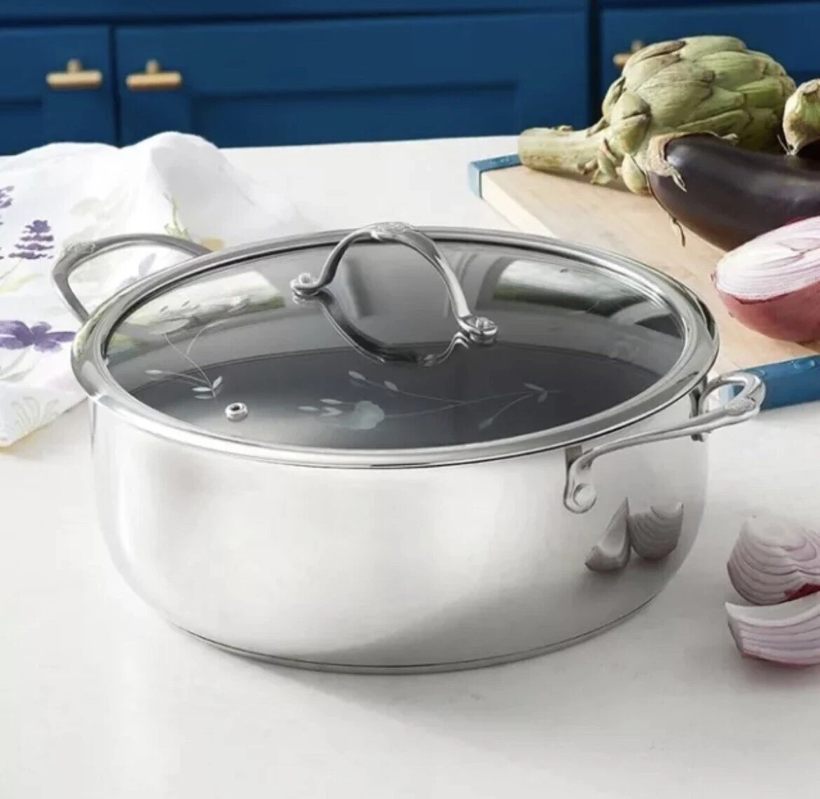 Princess House PRINCESS HERITAGE SIGNATURE 7-Qt. Nonstick Braiser