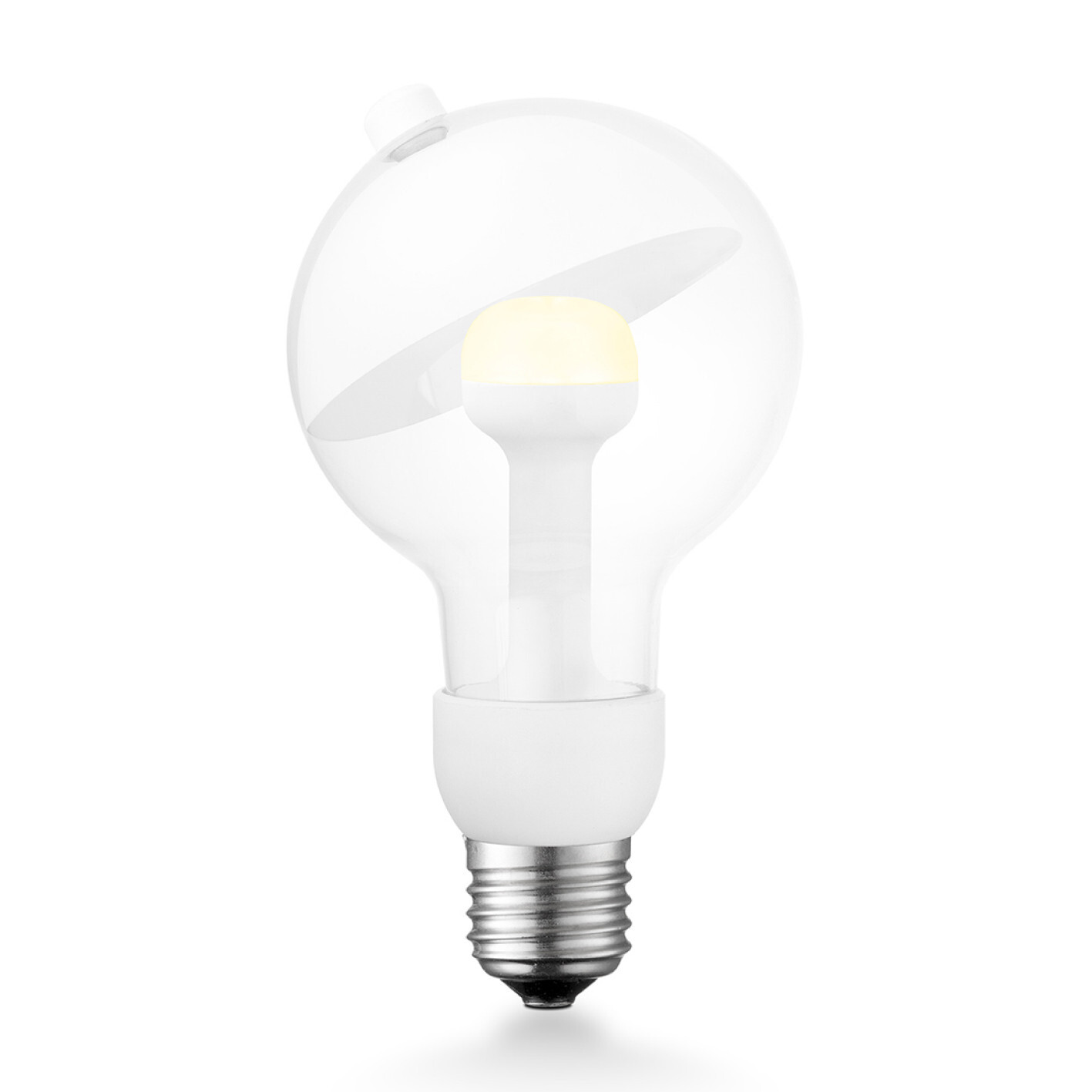 Ampoule LED E27 G80 anti-éblouissement avec coupole blanche réfléchissante