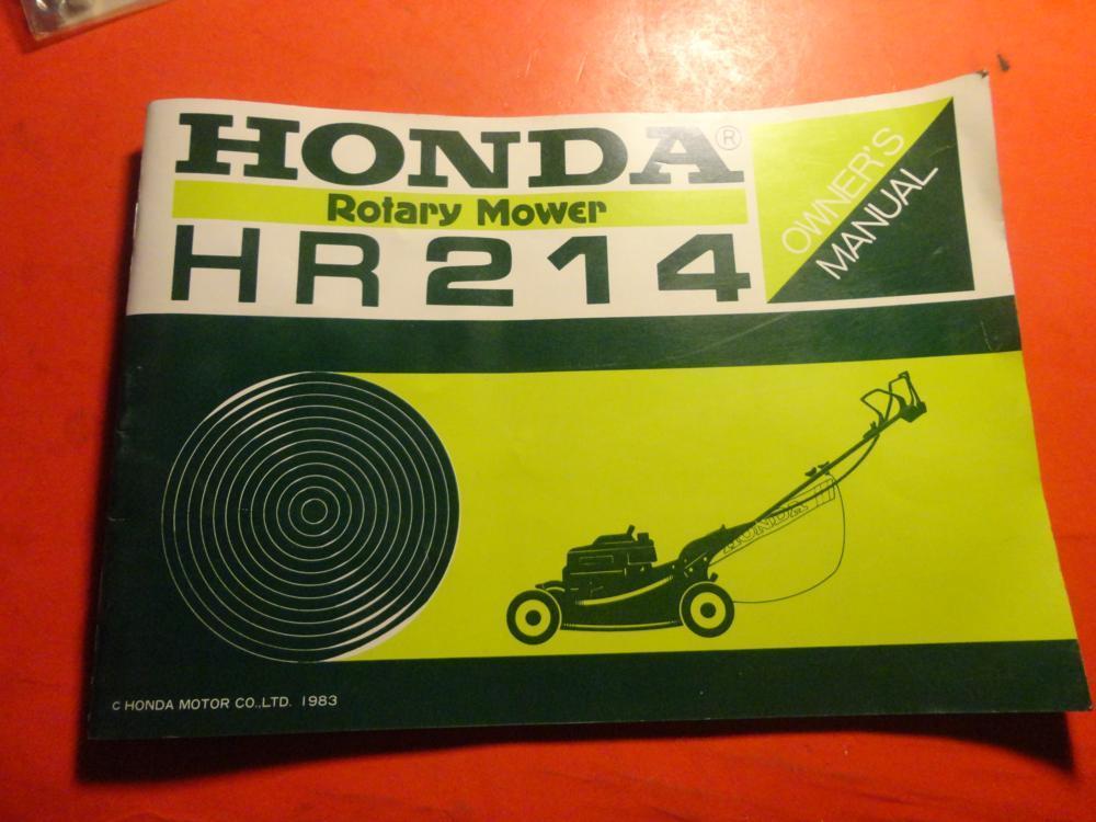 Repair Manual Honda Hr214 Service Manual Mower Parts Honda 214