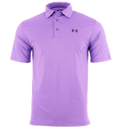 New Mens Under Armour Muscle Golf Polo Shirt Top Playoff Athletic Black Navy - Picture 49 of 56