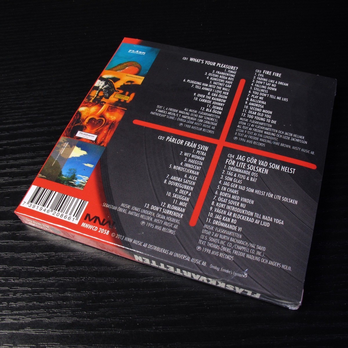 Flaskkvartetten Fläskkvartetten - 4 Original Album 2012 4xCD