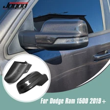 Real Carbon For Dodge Ram 1500 TRX 2020-24 Side Rear View Mirror Caps Cover Trim