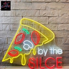 Pizza, Alimentation, Enseigne De Restaurant - Enseigne Lumineuse en Néon