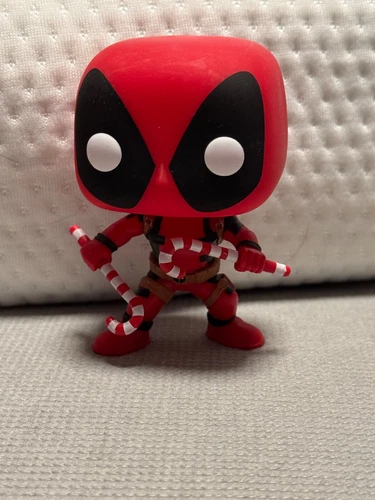 NO BOX - Deadpool Candy Canes Funko Pop