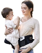 Baby Hip Seat Carrier, GROWNSY Ergonomic Hip Seat Baby Carrier with Multiple ...