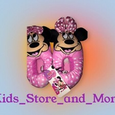  NWT Disney MINNIE MOUSE  Slippers sz. 11-12 Lil Girls/Toddlers 