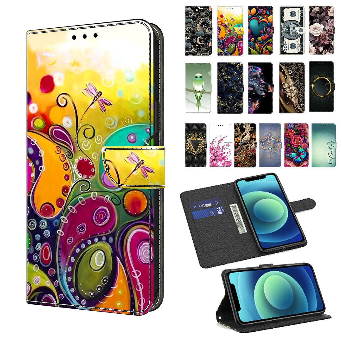 CUSTODIA A PORTAFOGLIO LIBRO per LG K22 PLUS COVER FLIP MAGNETICA PELLE