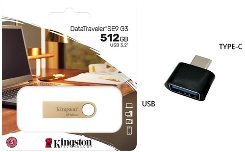 Kingston 64Gb 128GB 256GB Clé USB 3.2 DataTraveler SE9 G3 Lecteur Flash OTG FR - Zdjęcie 13 z 15
