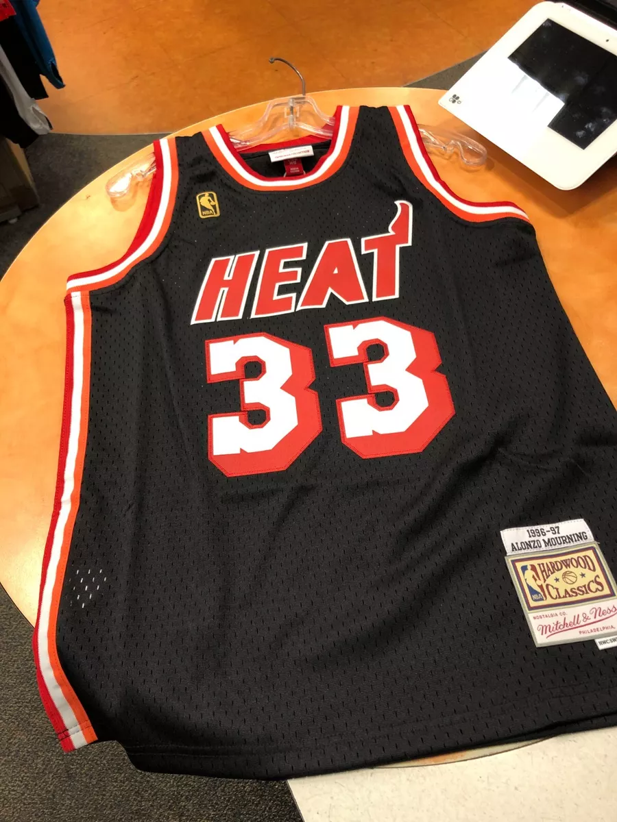 Alonzo Mourning Miami Heat Mitchell & Ness Hardwood Classics