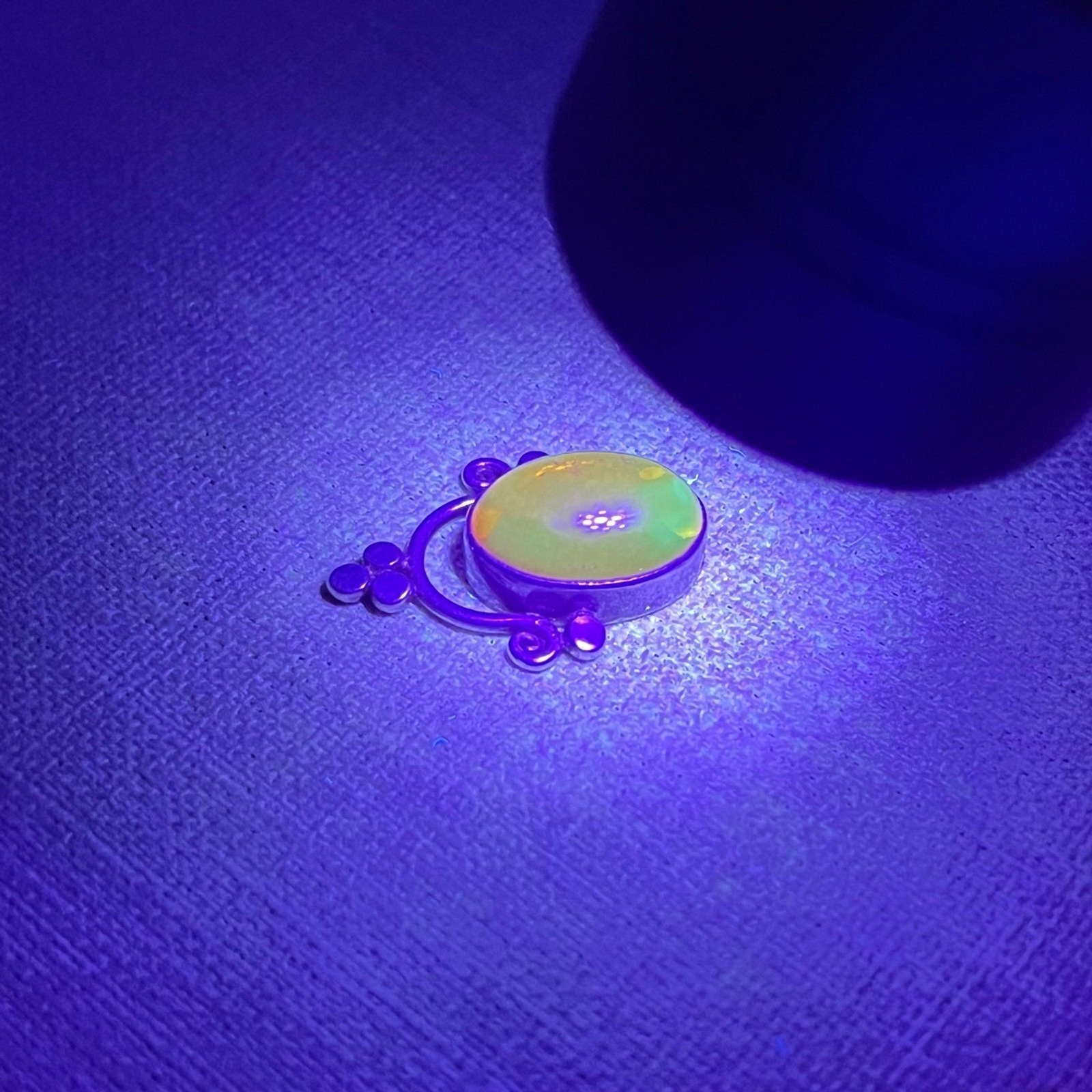 Authentic large amber Sterling silver pendant - image 11