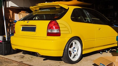 Type-R rear trunk spoiler & Base plate for Honda Civic EK | EK9