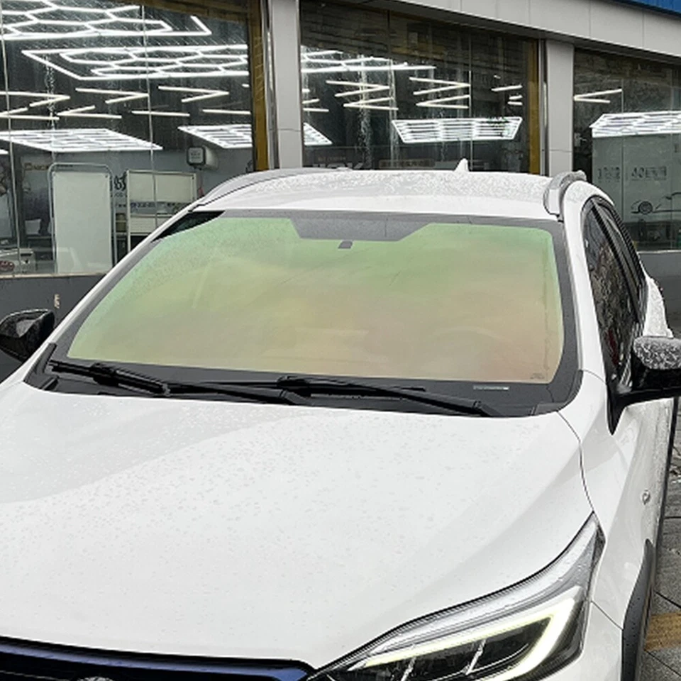 76%VLT Chameleon Car Side Window Tint Film Sticker Solar Protection Wrap 1Mx3M - Image 2 of 4