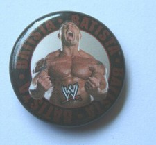 WWE WORLD WRESTLING ENTERTAINMENT BUTTON ANSTECKER BADGE PIN FISTS BATISTA 2,5cm