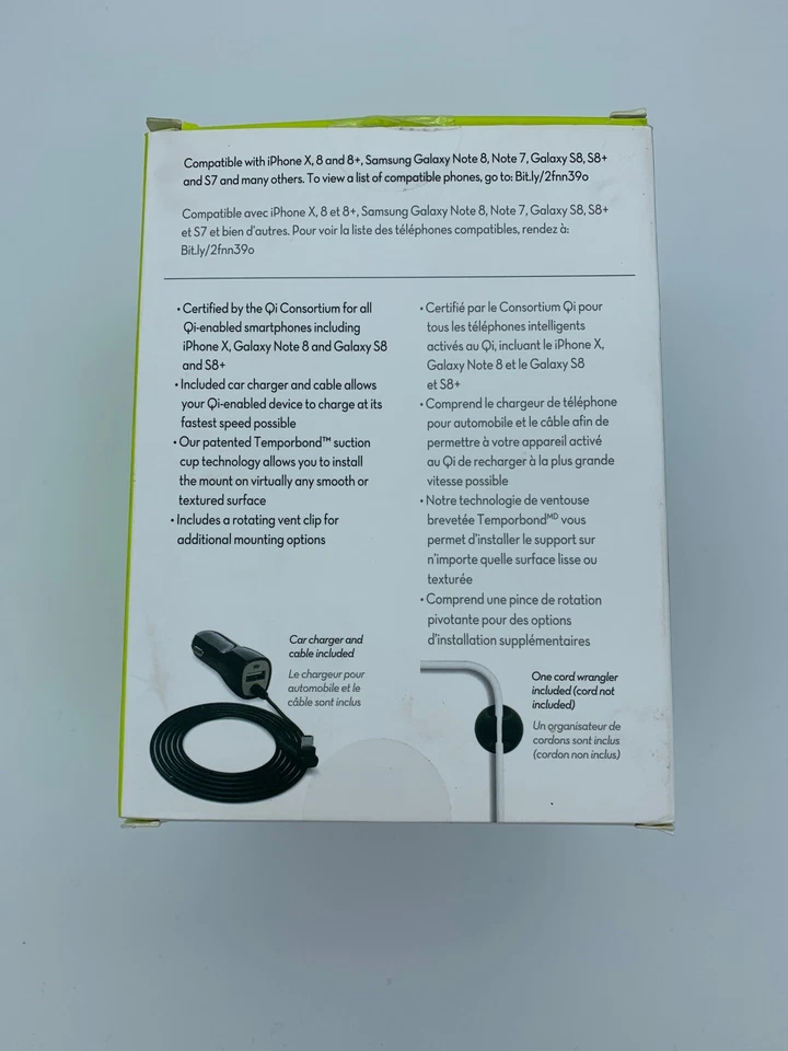 Bracketron PwrUp Gravity Mount - Dash/Vent/Window 10w Qi Fast Wireless Charger - Image 2 of 3