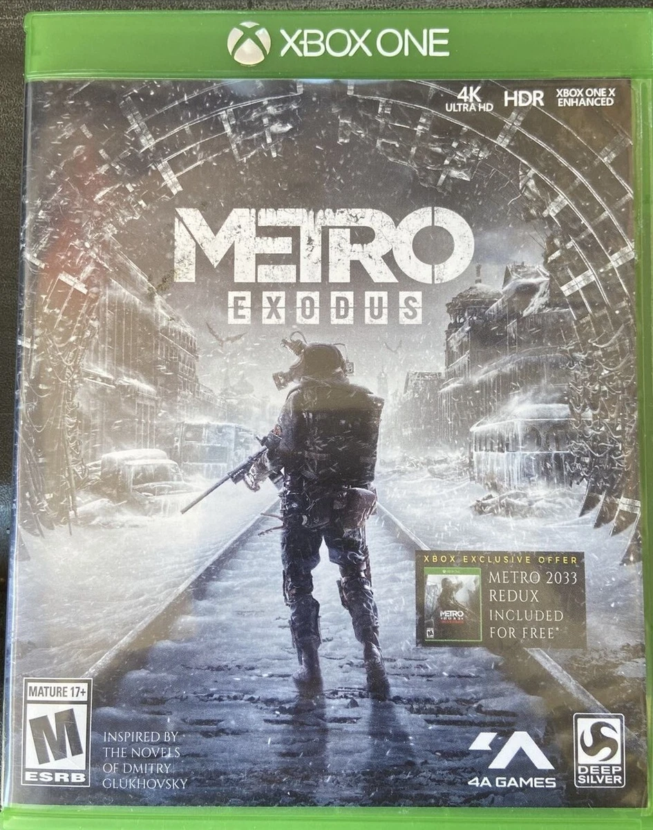 XBOX ONE Metro Exodus Game Case Insert u0026amp; Map Pre-owned in Very Good  Condition 816819014509 | eBay