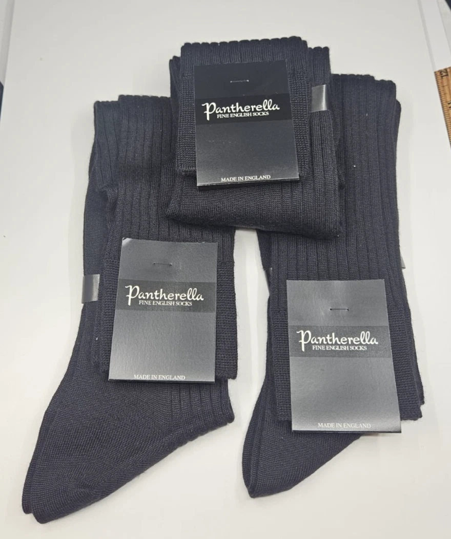 Pantherella Fine English Socks - Black - 100% Chashmere - Choose Size - NWT
Opens in a new window or