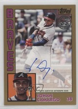 2019 Topps 1984 Baseball Series 2 Gold 19/50 Johan Camargo #84A-JC Auto so4