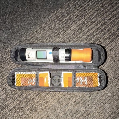 HM Digital pH Meter Conductivity TDS Temperature Meter with Case & Calibration