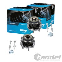 2X Kavo Parts RADLAGER-SATZ Vorne Links+Rechts Passend FüR Nissan Navara Renault