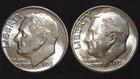 1955-P  S 10C Roosevelt Dime (2  Coins) BU 90% Silver 26ctt0223-2