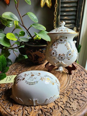 Lenwile Ardalt porcelain lavabo Vintage Porcelain Wall-Mount Water Dispenser 