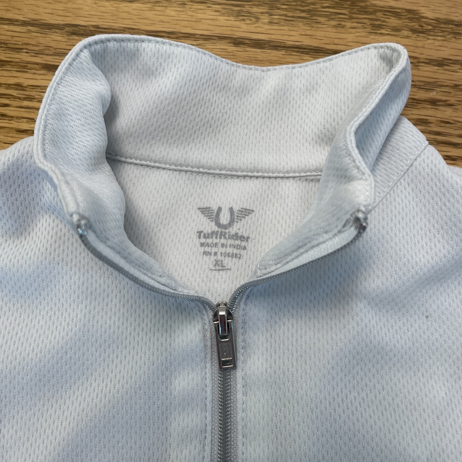 Girl’s XL White Tuffrider Long Sleeve Horseback Riding Sunshirt