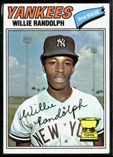 Willie Randolph 1977 Topps #359 New York Yankees