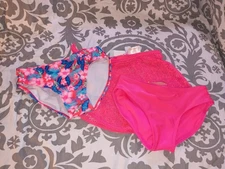 Mixed Brands Girls Size Large (10/12) Swim Seperates Lot Of 3 Pieces