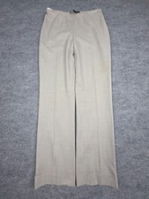 Ralph Lauren Black Label Pants Size 10 Beige Wool Stretch Wide Leg Mark