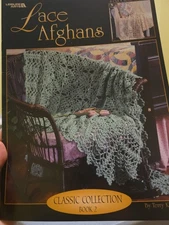 Lot Of 5 Crochet Afghan Pattern Booklets Leisure Arts Lot #6