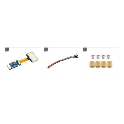 OLED Transparente de 1.51 Pouces avec Écran Couleur Bleu Clair pour Arduino/Raspberry Pi/STM32, 128×64 Pixels, SPI/I2C Interfaces, Puce de Pilote
