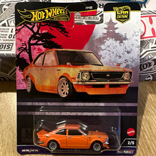 Hot Wheels Car Culture Japan Historics '72 Corolla Levin Orange Unopened