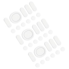Rounded Curved Mouse Feet 0.6mm w Paper for G304 Mouse White 11Pcs/3 Set