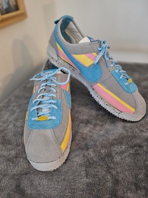 Nike Union LA Cortez '72 DR1413-002 Smoke Grey Blue Pink Yellow Athletic Sneaker