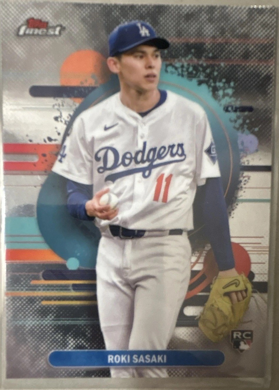 2025 Topps Finest - Uncommon Roki Sasaki #116 Refractor (RC)