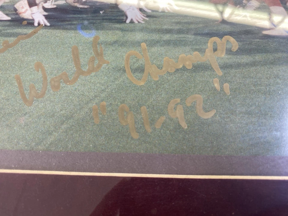 Impresión firmada por Mark Rypien Super Bowl 1992 Redskins Vs Bills Foto 2 de 4