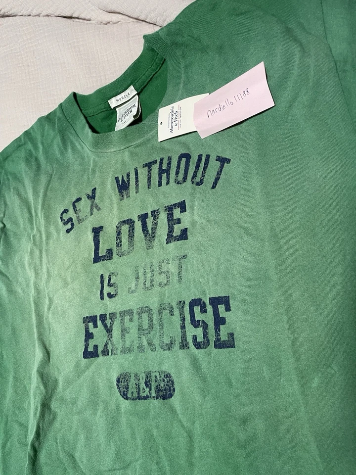 Camiseta De Colección Abercrombie & Fitch Divertida Y 2K Gráfica (RARA) XXL Foto 2 de 4