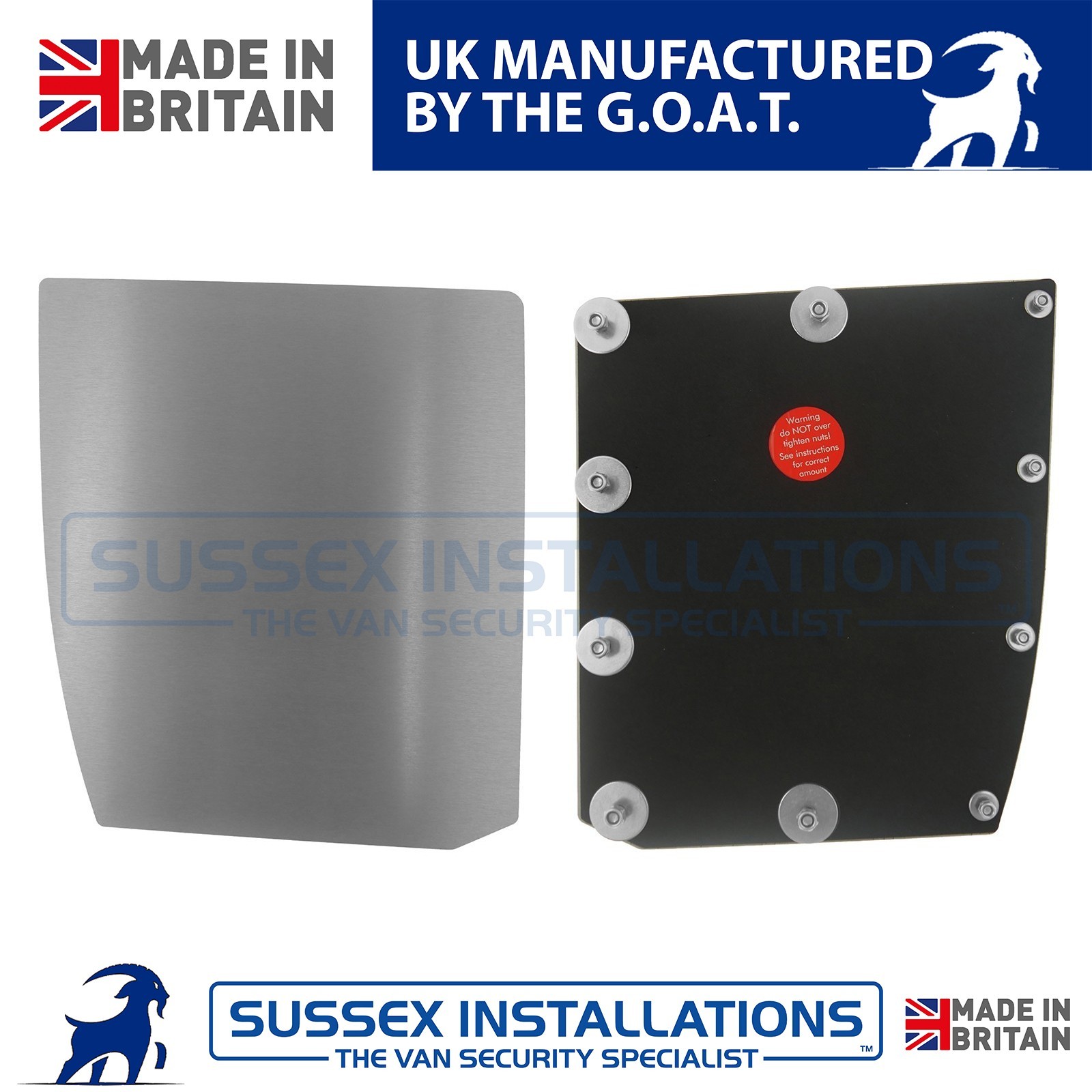 For Fiat Doblo (2022-Onwards) Load Door Security, Repair Shield, Plate