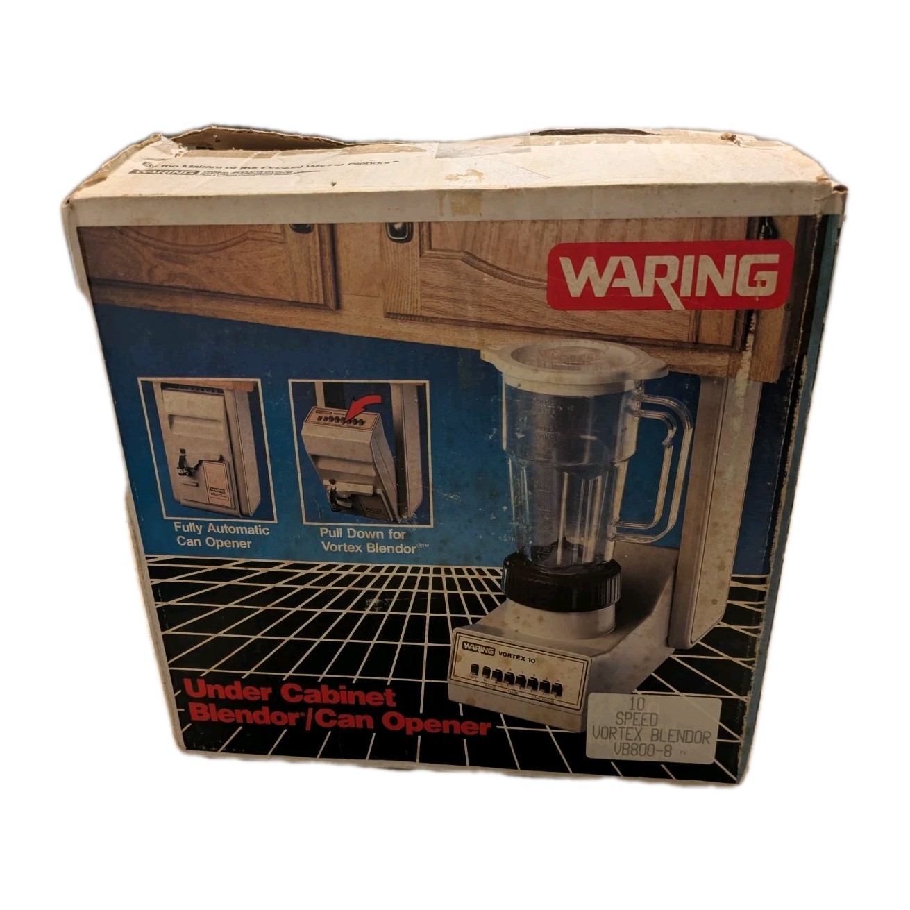 Waring UB800-8 Under Cabinet Blender Can Opener Vortex 10 CO