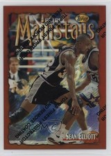 1996-97 Topps Finest Common Bronze Refractor Sean Elliott #200 0ym4