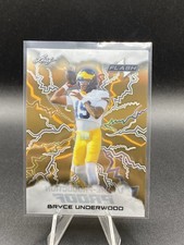 Leaf Flash 1/1 Pre-Production Proof Bryce Underwood color match Football Card