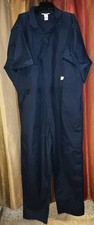 Vintage Berco Coveralls Mens 54R Blue Workwear Made in USA Poly Blend NWT